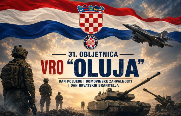 31. obljetnica VRO "OLUJA" i Dan hrvatskih branitelja 2026
